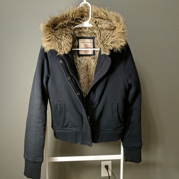 anchor blue Jackets & Blazers - Fur Jacket